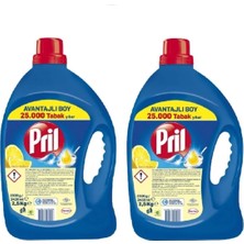 Pril Limon Kokulu Bulaşik Deterjani 2418 ml x 2 Adet