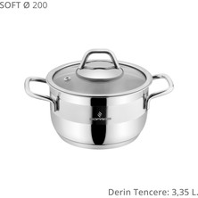 Sofram Soft 20 cm Derin Tencere - 3,35 Litre