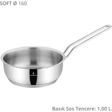Sofram Soft 16 cm Basık Sos Tenceresi - 1,00 Litre
