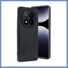 Yuva Izi Redmi Note 14 Pro 5g Uyumlu Kılıf Aras Deri Kapak - Siyah Ajs