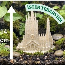 Flexis Antik Sagrada Familia Katedrali Tasarımlı Ister Teraryum Ister Masa Dekoru