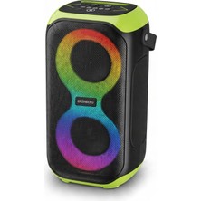 Grünberg Gr7 Party Box 50W Super Bass Tws LED Işıklı Taşınabilir Bluetooth Hoparlör