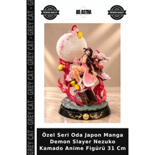 Grey Cat Özel Seri Oda Japon Manga Demon Slayer Nezuko Kamado Anime Figürü 31 cm