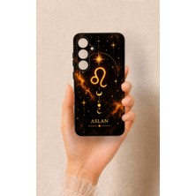 Vip Case Samsung S24FE Uyumlu Aslan Burcu Temalı Desenli Silikon Kılıf