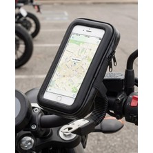 Ersert Ers Su Geçirmez Motosiklet Scooter Telefon Standı Dokunmatik Ekranlı Bisiklet Tutucu
