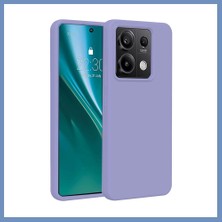 Yuva Izi Redmi Note 13 4g Uyumlu Kılıf First Silikon - Lila Ajs