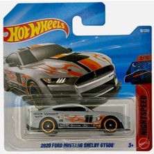 Odea Hot Wheels - 2020 Ford Mustang Shelby GT500 - Nightspeed 2/20 - JJH87 - Kısa Kart - Spor Arabası Gri ve Turuncu 1:64 Ölçekli - Mattel 2026