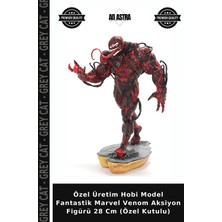 Grey Cat Özel Üretim Hobi Model Fantastik Marvel Venom Aksiyon Figürü 28 cm (Özel Kutulu)