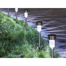 Ersert Ers 1 Adet Solar Sistem Bahçe Lambası Plastik Saplama Güneş Enerjisi Ile Çalışma