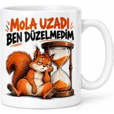 Marka Kolik Ufak Bir Mola Tasarımlı Porselen Kupa - Model 981