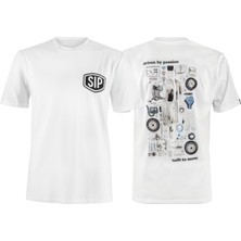 SIP Sıp T-Shirt - Built To Move With Vespa *beyaz* / Sıp