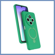 Yuva Izi Redmi 14C Uyumlu Regal Magsafe Standlı Kapak - Yeşil Ajs
