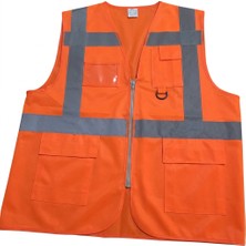 Vento Mühendis Ikaz Yeleği Turuncu 10 Adet Xl