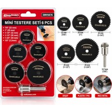 Ersert Ers 6pcs Mini Testere Set 7/8 INC-22MM - 1 INC-25MM - 1-1/4 INC-32MM - 1-1/2 INC-35MM - 1-3/4 Inc- 44MM - 1/8 Inc--3.2mm