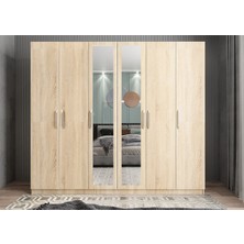 Baramolife Süper 6 Kapaklı Gardırop - G.A.S_208