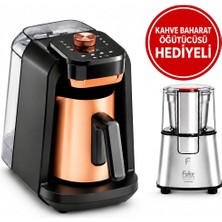 Arzum Okka Rich Pro Plus Su Hazneli Türk Kahvesi Makinesi Bakır OK0036-04 - Fakir Aromatic Kahve & Baharat Öğütücü