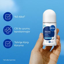 Wisipi Kadın Roll On Deodorant Derma Control Defend 50 Ml,tahrişe Karşı Koruma, 72 Saat Anti Perspirant Koruma,alkolsüz Formül,hyaluronik Asit, Provitamin B5