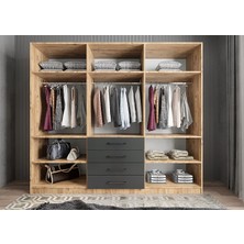 Baramolife Trend 6 Kapaklı Gardırop -  G.A.T_270
