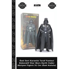 Grey Cat Özel Seri Karanlık Taraf Fantezi Dekoratif Star Wars Darth Vader Aksiyon Figürü 31 cm (Özel Kutulu)