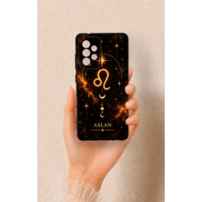 Vip Case Samsung A52 Uyumlu Aslan Burcu Temalı Desenli Silikon Kılıf