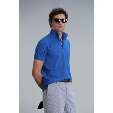 Lufian Laon Smart Erkek Polo Tişört Slim Fit Saks