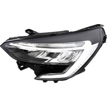 Ayfar Far Sol Motorlu LED Siyah Çıtalı Renault Clio V Hatcback 20-23 Touch Model Ballast Beyin Dahil - Ayf 202349
