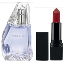 Avon Perceive Edp 50 ml Kadin Parfum ve Red Supreme Ruj