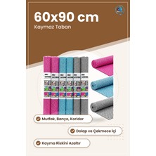 Kaydırmaz Halı Tutuşlu Kaymaz Taban Mutfak Banyo Koridor Dolap Çekmece Altlığı Kullanışlı