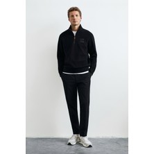 Lufian Chase Erkek Sweatshirt Siyah