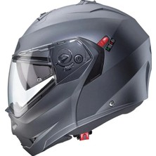 Caberg Duke x Gun Metal Grey Motosiklet Kaskı Çene Açılır Güneş Vizörlü Motorcu Kask