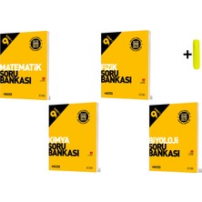 Hız Yayınları 9. Sınıf Matematik Fizik Kimya Biyoloji Soru Bankası Yeni 4 Kitap