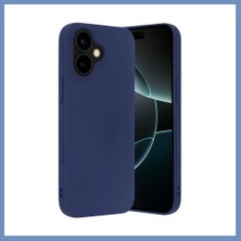Yuva Izi iPhone 17 Uyumlu Nano Içi Kadife Silikon - Lacivert Ajs