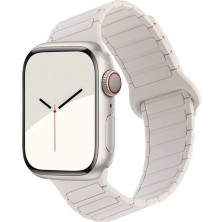 Marka Kolik Apple Watch Ultra 49 mm Armor Manyetik Kordon - Krem