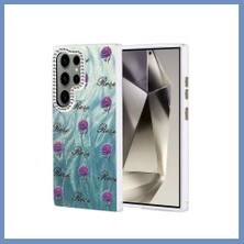 Yuva Izi Samsung Galaxy S24 Ultra Uyumlu Kılıf Blade Aynalı Desenli Kapak - Desen 9 Ajs