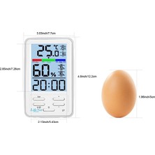 Life Net Medikal Life Net Dijital Termometre Isı ve Nem Ölçer D7 El Tipi Kullanım için 0,3 m Ölçüm Mesafesi Alarm Özelliği