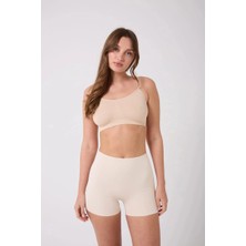 Liyuza Kadın Korse - Lazer Kesim Silikonlu Boxer