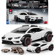 Hot Wheels Mattel Brick Shop Lamborghini Huracan Sterrato JHG75 268 Parça 1:32 Model Araba Yapım Seti