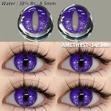 Ksseye Amethyst 12 Ay Kullanım Süreli 1 Yıllık Solüsyon ve Lens Kabı Hediyeli