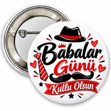 Özcan Tasarım Babalar Günü Rozeti ( 15 Adet )