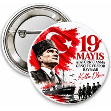 Özcan Tasarım 19 Mayıs Rozeti ( 15 Adet )