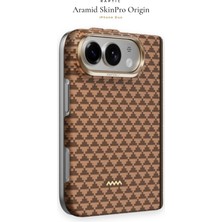 iPhone Duo Uyumlu Kılıf M-Safe Özellik Raptic Aramid Skinpro Origin Serisi Karbon Kapak Kahverengi