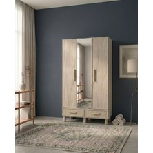 Ozmira Home Tina 3 Kapılı Aynalı Mdf Gardırop