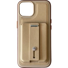 Marka Kolik Apple iPhone 14 Latte Kartvizitli Kapak - Bej