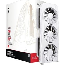 Xfx Quıcksılver Radeon Rx 9070 Xt Gamıng Whıte 16GB Gddr6 256BIT Amd Ekran Kartı