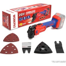 Cat Workpro WP393006 20VOLT Kömürsüz Şarjlı Devir Ayarlı Profesyonel Raspalama ve Zımpara (Aküsüz)