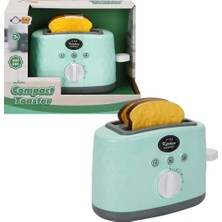 Sunman Little Chef 998-7 Oyuncak Ekmek Kızartma Makinesi Evcilik Seti Açık Yeşil 3+ Yaş