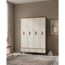 Ozmira Home Soul 4 Kapılı Mdf Gardırop