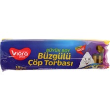 Viora Büzgülü Kokulu Büyük Boy Vanilya Çöp Poşeti 10 Ad. VRP-130 1 Adet