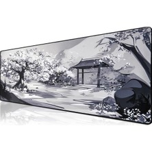 KlasseGear Klasse Pro - 10 Farklı Model Dikişli Kenar 90X40 cm Oyuncu Gaming Mouse Pad (Zen Garden, 90X40 Cm)