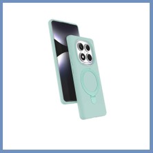 Yuva Izi Redmi Note 14 Pro 4g Uyumlu Regal Magsafe Standlı Kapak - Su Yeşili Ajs